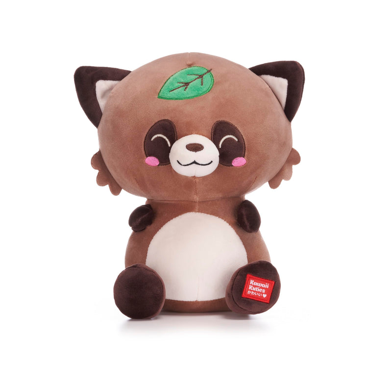Posh Paws Kawaii Kuties 9.5" (24cm) Mika the Tanuki Dog Soft Squishy Plush Toy