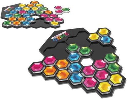 The Happy Puzzle Company – The Genius Gems – ideeënregen, strategiespel en behendigheidsopbouw – 8 jaar + – 1 of 2 spelers – meertalig – SGHP 003