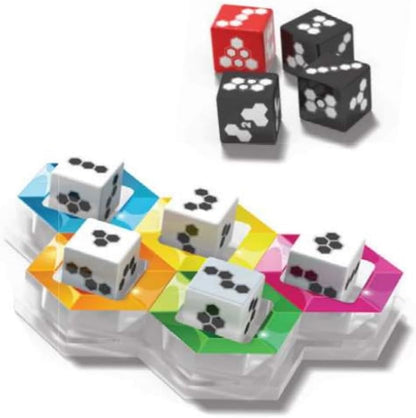 The Happy Puzzle Company – The Genius Gems – ideeënregen, strategiespel en behendigheidsopbouw – 8 jaar + – 1 of 2 spelers – meertalig – SGHP 003