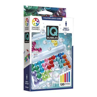 SmartGames - IQ Bubbles, Puzzle Game with 120 Challenges, Ages 7+