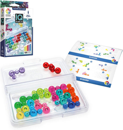 SmartGames - IQ Bubbles, Puzzle Game with 120 Challenges, Ages 7+