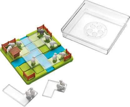 Smart Games - Counting Sheep - Educational Brain Teaser Game - Multi-Level Logic and Thinking Challenge Game - 1 Player – Travel Size - Multilingual - 1 Player - SG 452