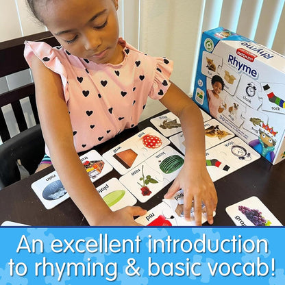 The Learning Journey: Match It! - Rhyme - 30 Self-Correcting Rhyming Words with Matching Images for Emerging Readers