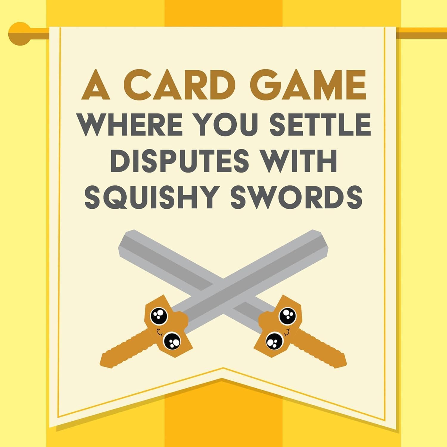 Exploding Kittens Let’s Hit Each Other with Fake Swords 3-6 Players - Ages 7+ - 15 Minutes to Play - A Sword Fighting Card Game - Easter Basket Stuffer - Party Game for Kids & Family Night
