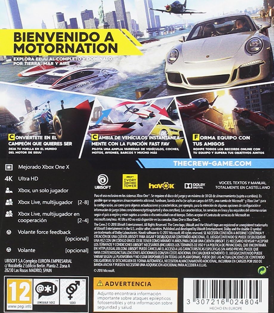 Xbox One - The Crew 2 - Es (Xbox One)