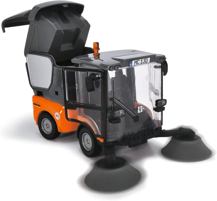 Dickie Toys Street Sweeper, oranje/grijs