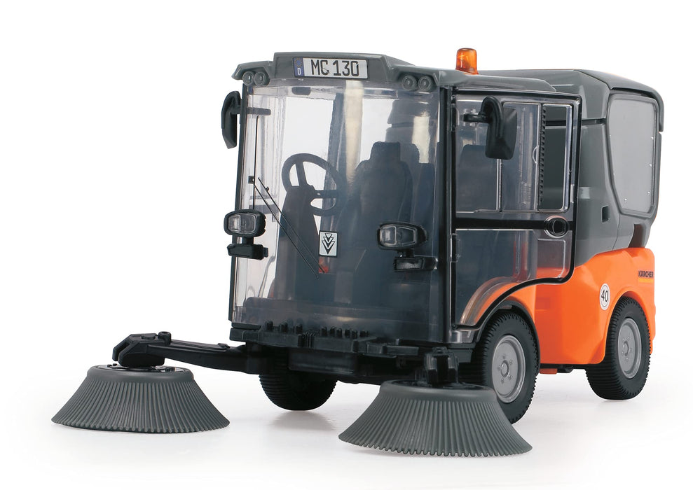 Dickie Toys Street Sweeper, oranje/grijs