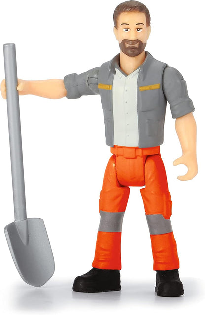 Dickie Toys Street Sweeper, oranje/grijs