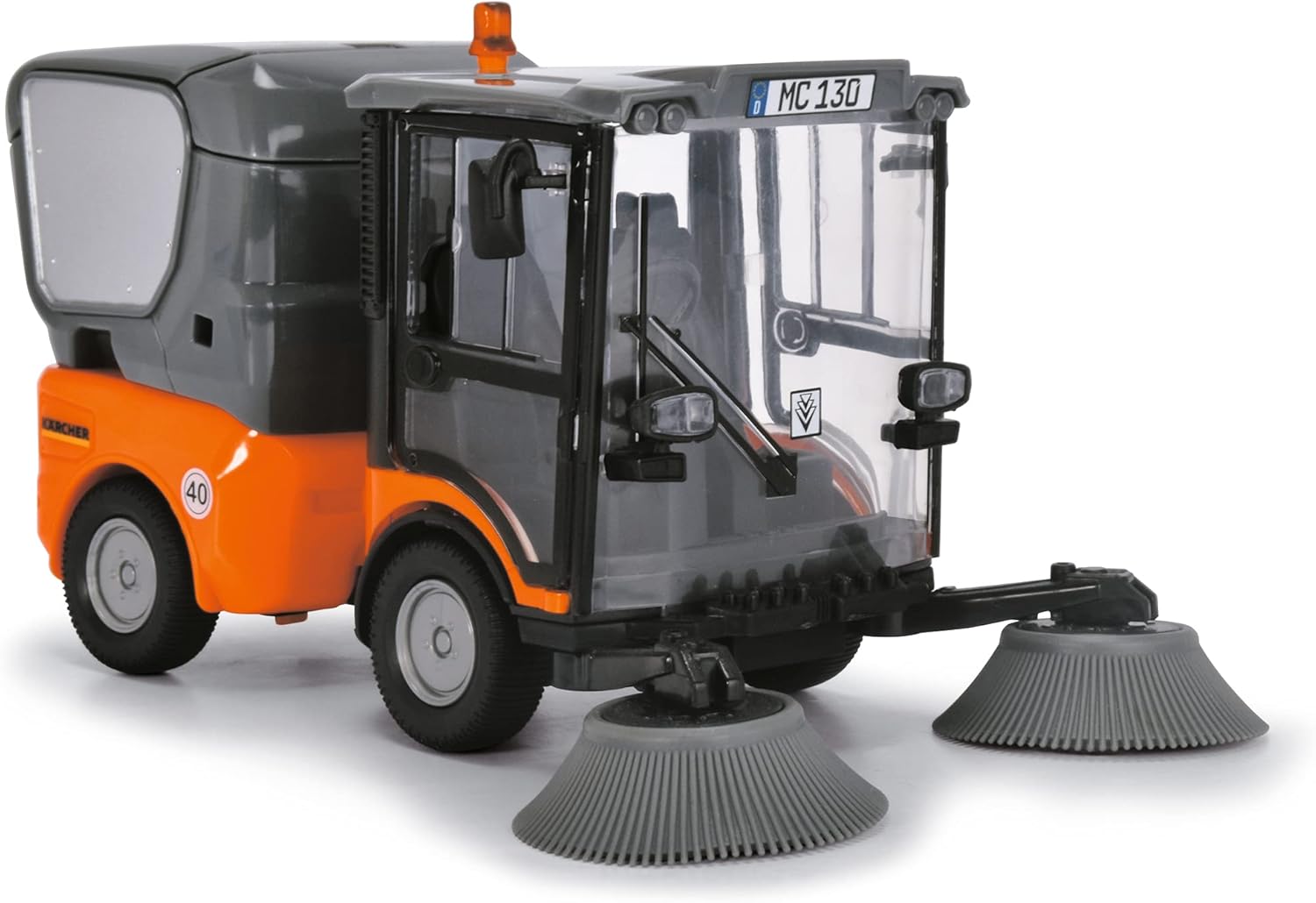 Dickie Toys Street Sweeper, oranje/grijs