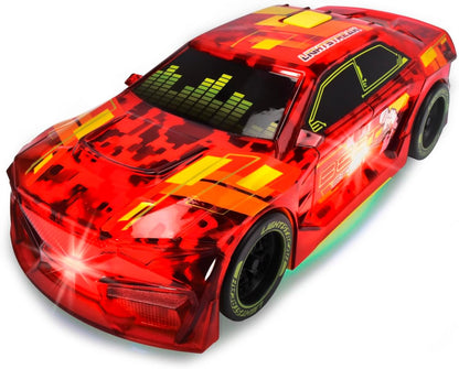Dickie Toys 203763010X06 Beat Breaker Racing Car Beat Breaker Racing Car with Friction Motor, Audio Functions and Light Effects, 20 cm, from 3 Years