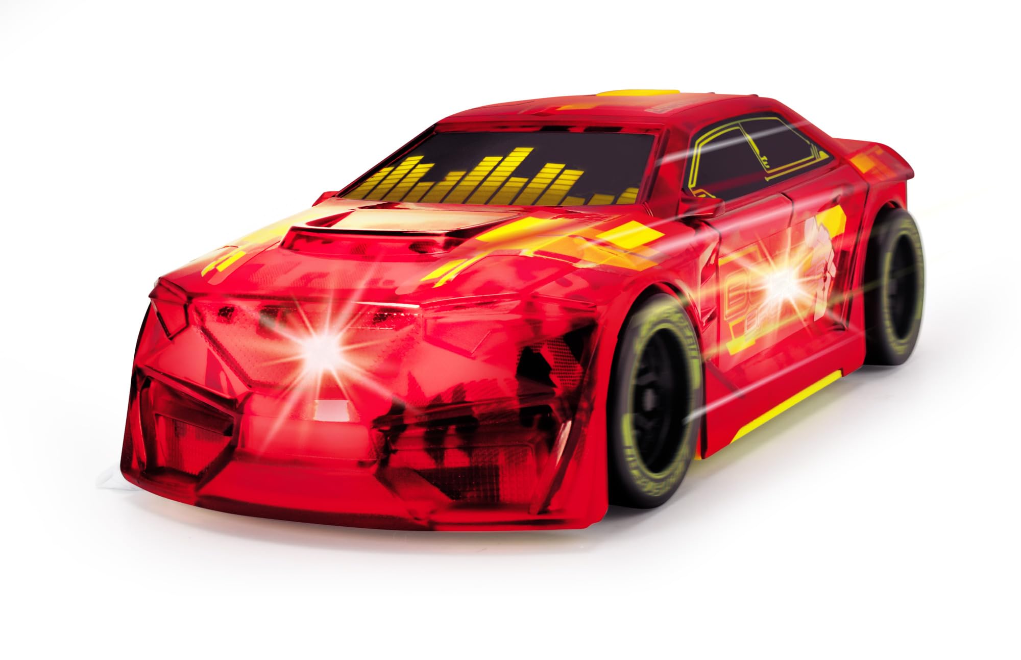 Dickie Toys 203763010X06 Beat Breaker Racing Car Beat Breaker Racing Car with Friction Motor, Audio Functions and Light Effects, 20 cm, from 3 Years
