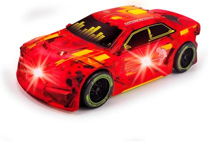 Dickie Toys 203763010X06 Beat Breaker Racing Car Beat Breaker Racing Car with Friction Motor, Audio Functions and Light Effects, 20 cm, from 3 Years