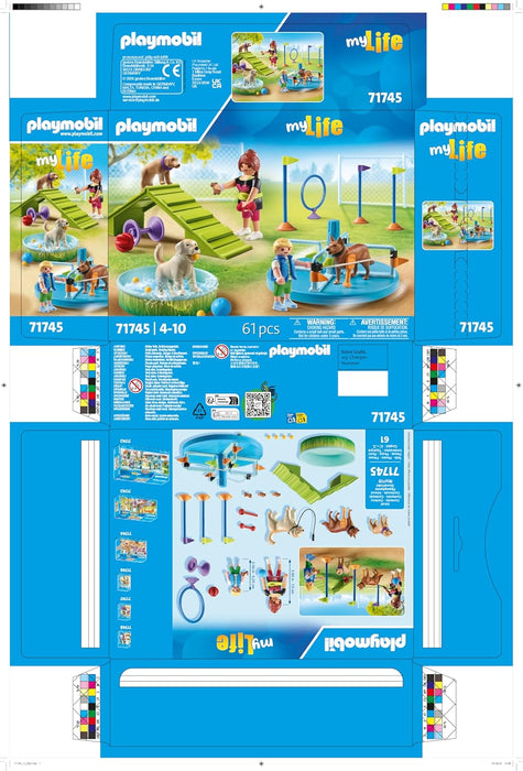 PLAYMOBIL | My Life | Hondenspeelplaats | Speelgoed voor kinderen | Hondenfiguren Set | Speelgoed voor kinderen vanaf 4 jaar | 71745