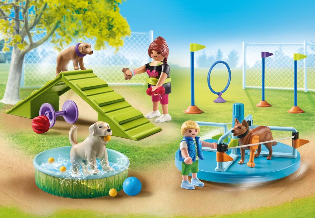 PLAYMOBIL | My Life | Hondenspeelplaats | Speelgoed voor kinderen | Hondenfiguren Set | Speelgoed voor kinderen vanaf 4 jaar | 71745