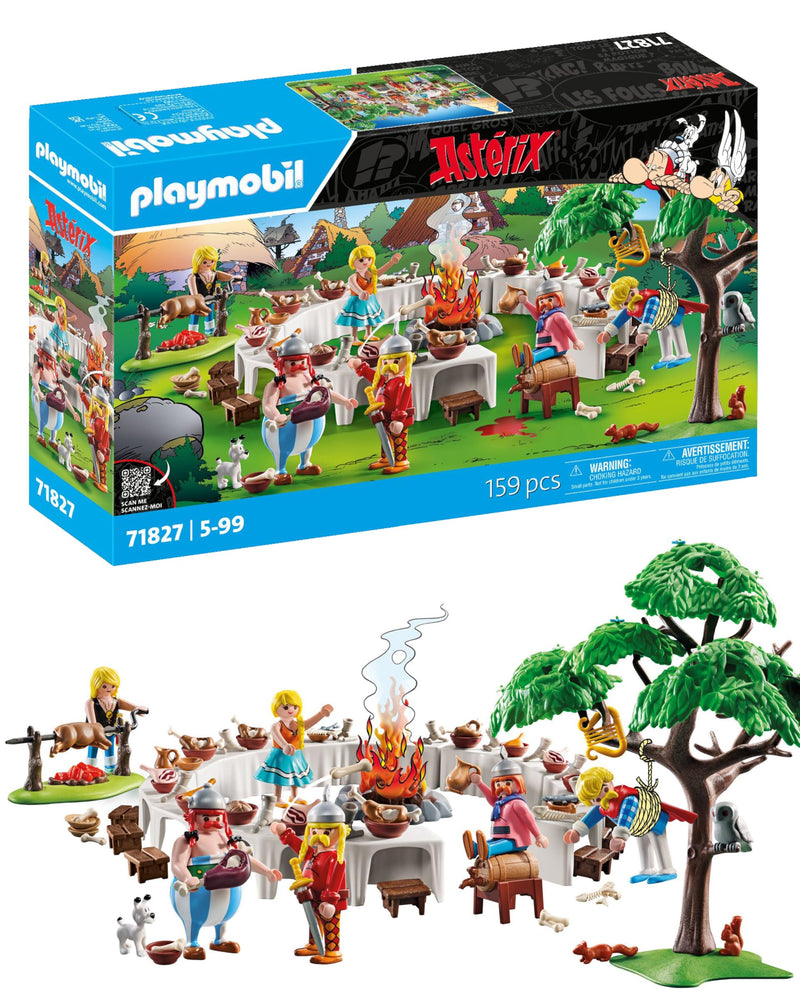 PLAYMOBIL | Asterix | Het Dorpsfeest | Asterix speelset | Asterix en Obelix | Avontuur speelgoed voor kinderen van 5+ | 71827