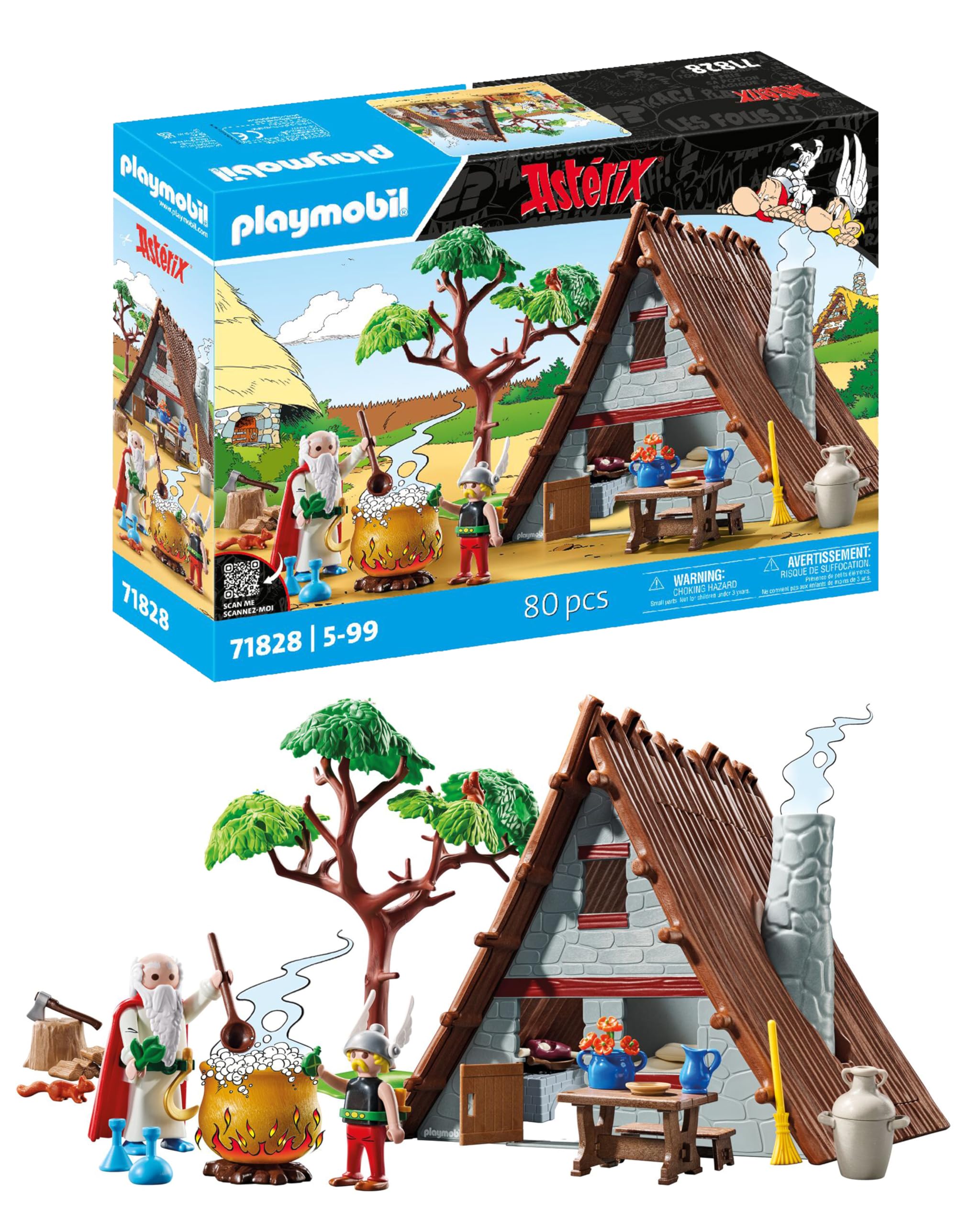 PLAYMOBIL | Asterix | Asterix Huis | Asterix speelset | Asterix en Obelix | Avontuur speelgoed voor kinderen van 5+ | 71828