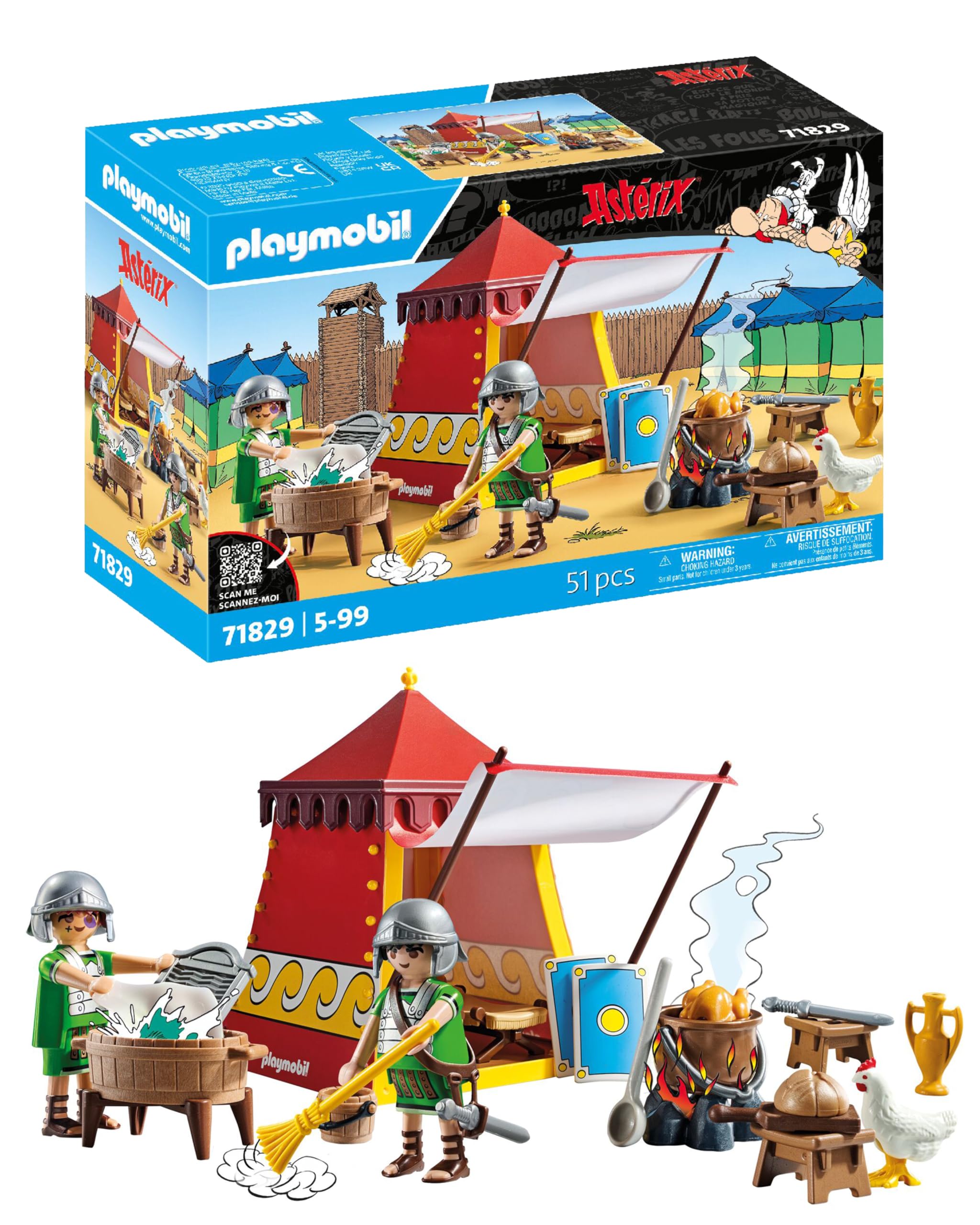 Playmobil - Asterix - Legionnaires Tent (71829)