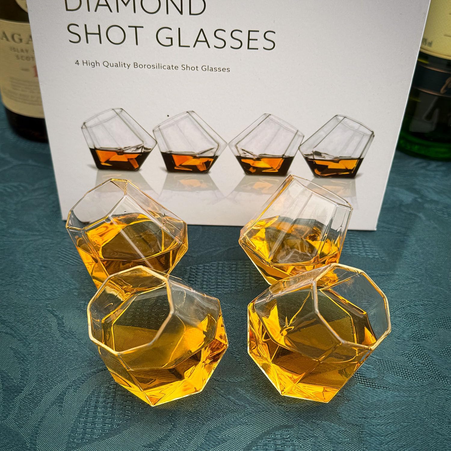 Mad Monkey - Diamond Shot Glasses - Set Of 4