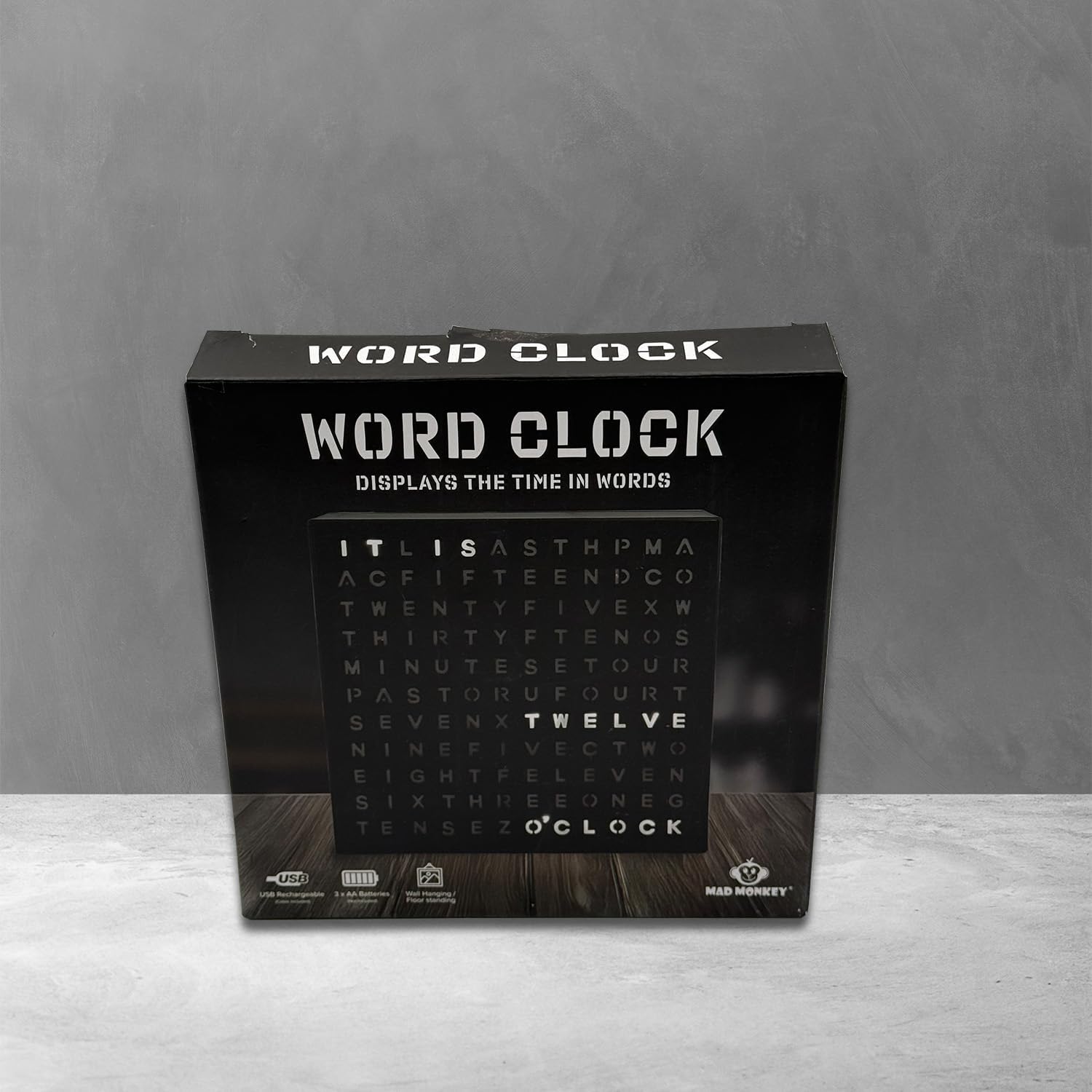 Mad Monkey - Digital Word Clock