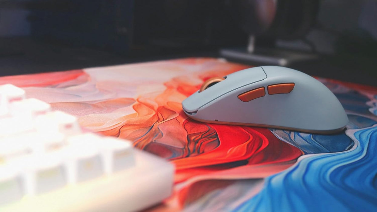 CHERRY XTRFY M64 Wireless, Ultralight Cordless Gaming Mouse, 2.4 GHz RF, Optimised for esports, Ergonomic Shape with Extra Low Front, Blue