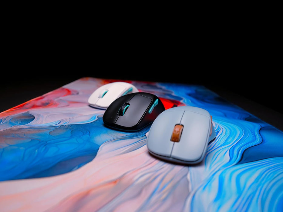 CHERRY XTRFY M64 Wireless, Ultralight Cordless Gaming Mouse, 2.4 GHz RF, Optimised for esports, Ergonomic Shape with Extra Low Front, Blue