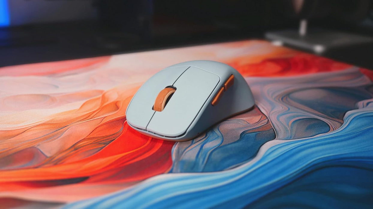 CHERRY XTRFY M64 Wireless, Ultralight Cordless Gaming Mouse, 2.4 GHz RF, Optimised for esports, Ergonomic Shape with Extra Low Front, Blue