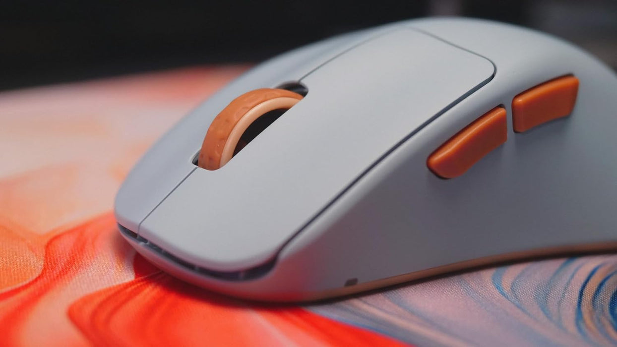 CHERRY XTRFY M64 Wireless, Ultralight Cordless Gaming Mouse, 2.4 GHz RF, Optimised for esports, Ergonomic Shape with Extra Low Front, Blue