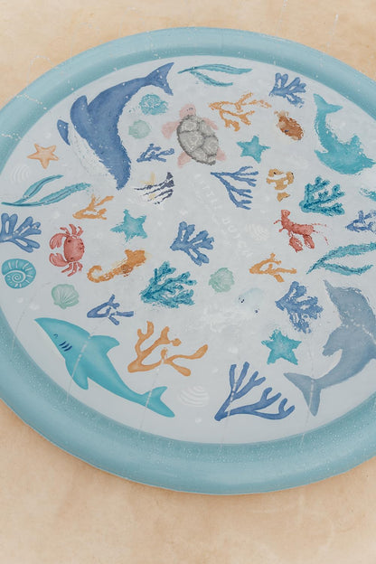 Little Dutch - Sprinkler Mat Ocean Dreams Blue 150 Cm (2012395)