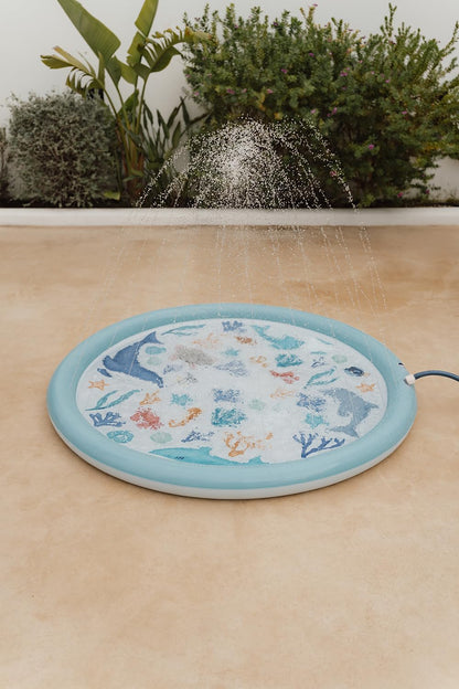 Little Dutch - Sprinkler Mat Ocean Dreams Blue 150 Cm (2012395)