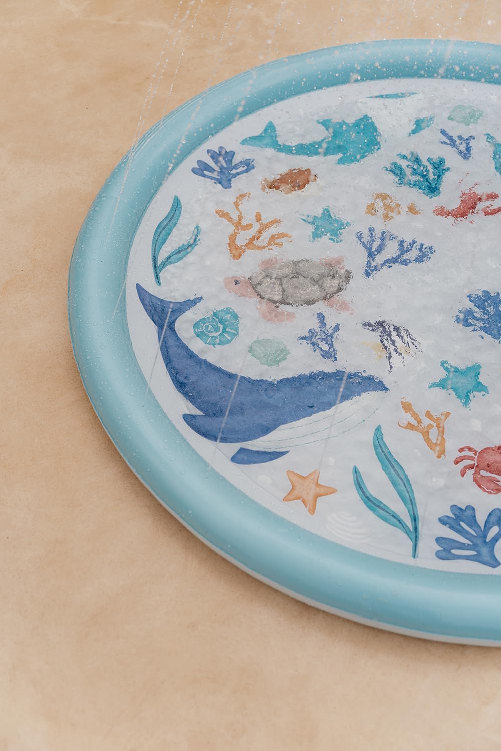 Little Dutch - Sprinkler Mat Ocean Dreams Blue 150 Cm (2012395)
