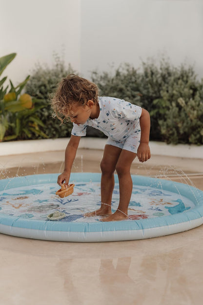 Little Dutch - Sprinkler Mat Ocean Dreams Blue 150 Cm (2012395)