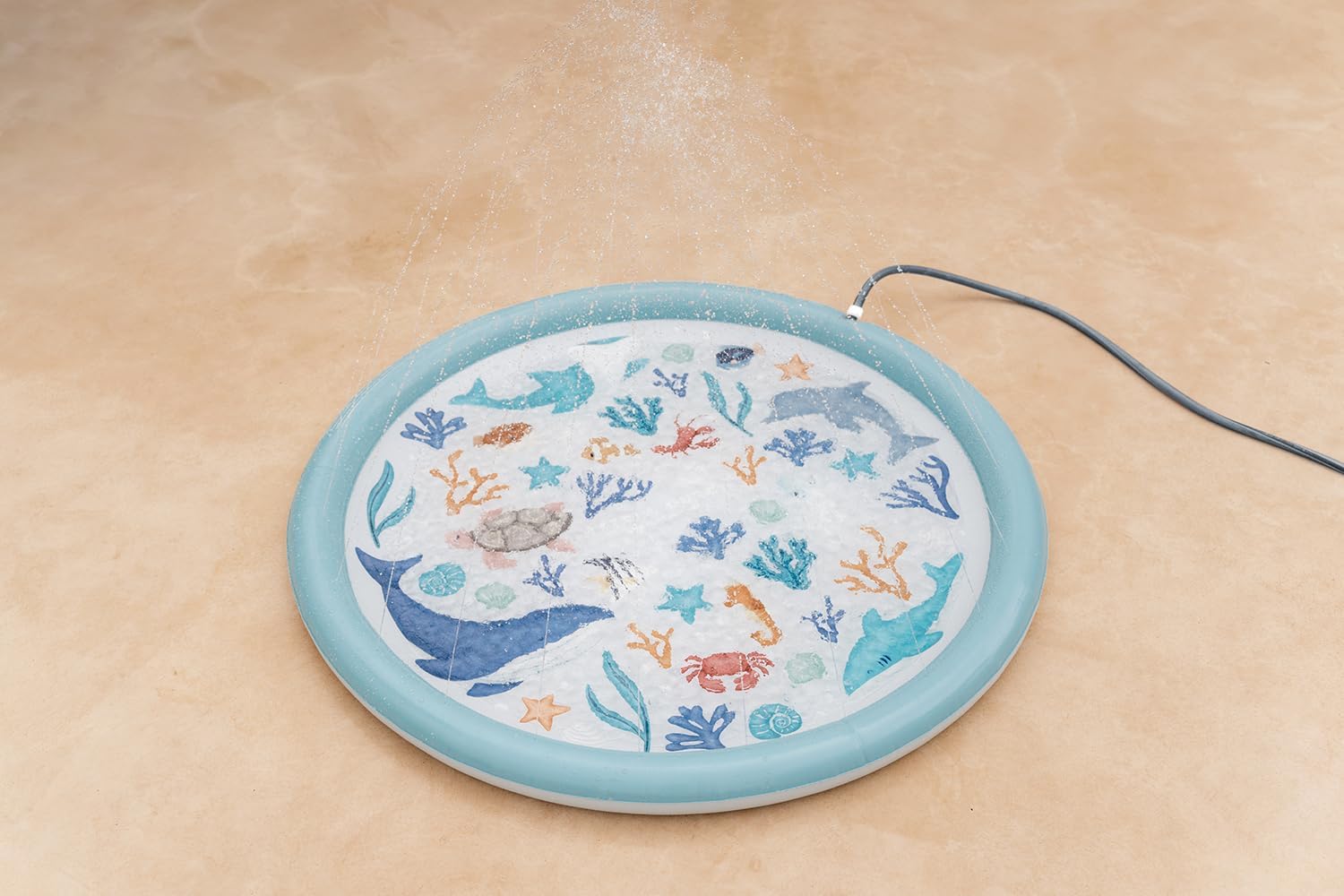 Little Dutch - Sprinkler Mat Ocean Dreams Blue 150 Cm (2012395)