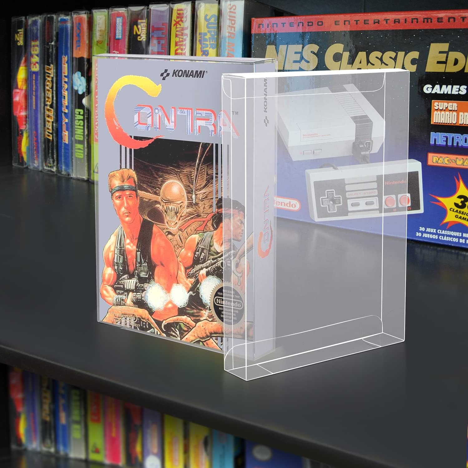 EVORETRO - NES Game box PET Protectors 25 piece