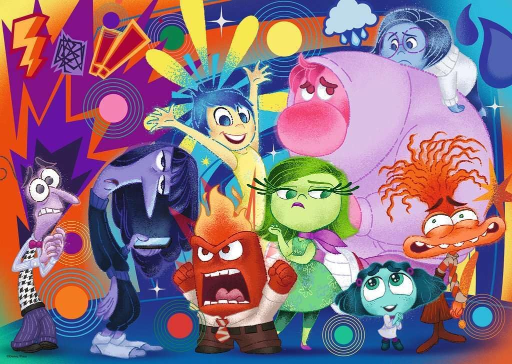 Erwachsenenpuzzle 1000 Teile - Disney/Pixar Alles steht Kopf 2 - Neue Emotionen im Hauptzentrale