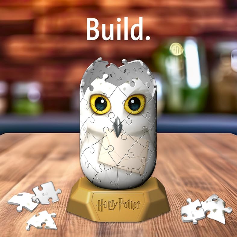 Ravensburger Hylkies: Harry Potter Sammelfiguren zum selbst zusammenbauen - Figur #16 - Hedwig - Aufbauen, Verlieben, Sammeln - Mini-Figuren für Fans von Hogwarts