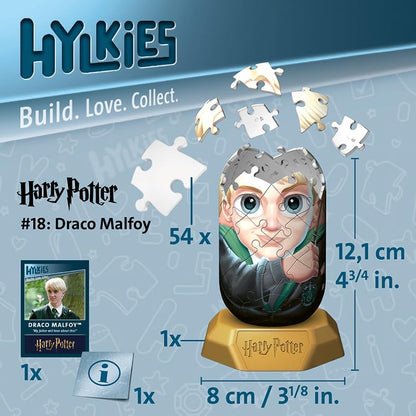 Ravensburger- Harry Potter Puzzle 3D, Color Plata y Negro (12008005