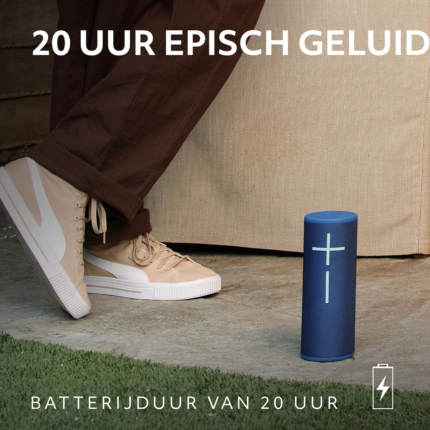 Ultimate Ears MEGABOOM 4 draagbare, waterdichte Bluetooth-speaker met krachtig 360-graden geluid en denderende bass, drijvende speaker met batterijduur van 20 uur en bereik van 45m - Zwart, Ultimate Ears MEGABOOM 4 Portable Waterproof Bluetooth Speaker Wi