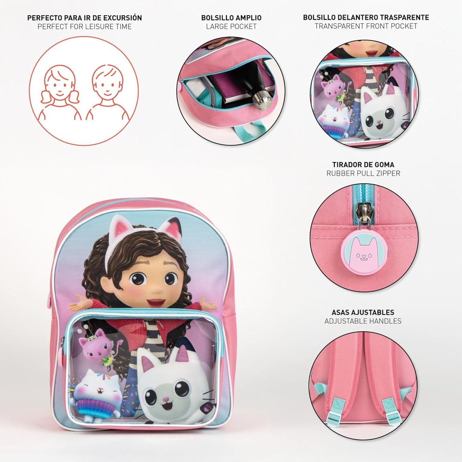 Gabby`S Dollhouse: Cerda` - Zaino Per Bambini O