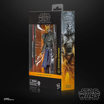 Star Wars The Black Series Savage Opress, Star Wars: The Clone Wars Deluxe Action-Figur zum Sammeln (15 cm