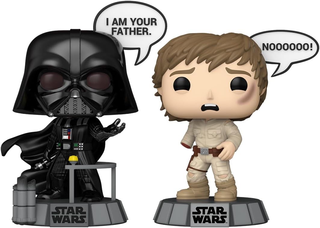Funko POP! Star Wars: Sayings - Darth Vader & Luke 2PK - Collectable Vinyl Figure - Gift Idea - Official Merchandise - Toys for Kids & Adults - Movies Fans - Model Figure for Collectors and Display