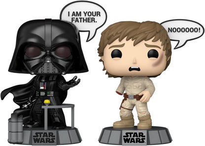 Funko POP! Star Wars: Sayings - Darth Vader & Luke 2PK - Collectable Vinyl Figure - Gift Idea - Official Merchandise - Toys for Kids & Adults - Movies Fans - Model Figure for Collectors and Display