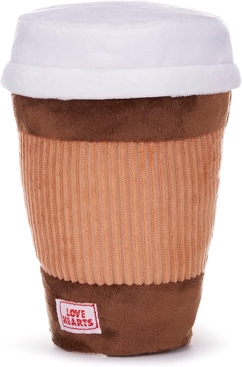 Swizzels Love Hearts 18cm "I LIKE YOU A LATTE" Coffee Cup Plush Soft Toy Gift