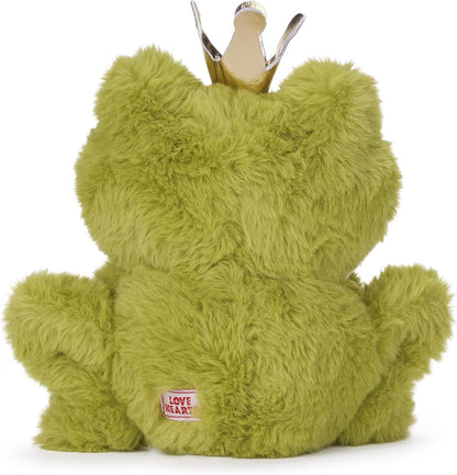 Posh Paws Swizzels Love Hearts Freddie the Frog, ‘Kiss Me’ 18cm (7-inches) Soft Toy
