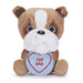Posh Paws Swizzles Love Hearts 18cm Bruce the Bulldog 'TOP DAD' Soft Toy (7-Inches