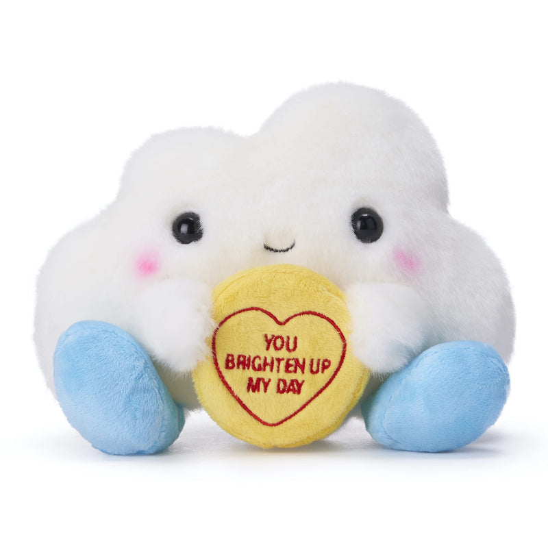 Posh Paws Swizzels Love Hearts Charlie Cloud - Peluche con Texto en inglés You Brighten Up My Day (18 cm