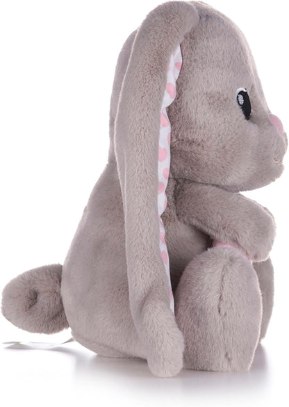 Swizzels Love Hearts "It's A Girl" Baby Buttons Bunny 7" (18cm) Plush Soft Toy for Newborn Babies