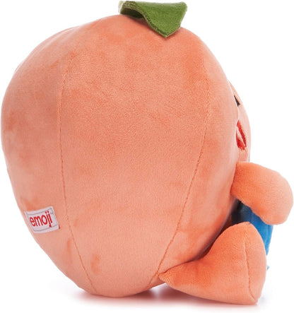 Emoji 7" (18cm) Peach Fruit "Sweet Cheeks" Emoji Plush Soft Toy