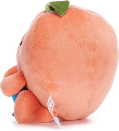 Emoji 7" (18cm) Peach Fruit "Sweet Cheeks" Emoji Plush Soft Toy