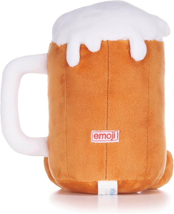 Emoji 8”/22cm “Beer-Illiant Dad” Beer Glass Emoji Soft Plush Toy