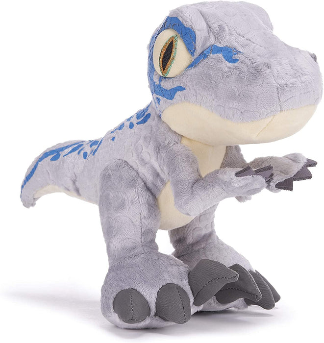 Jurassic World Chunky Baby Blue Velociraptor Dinosaur 10" Soft Toy (25cm